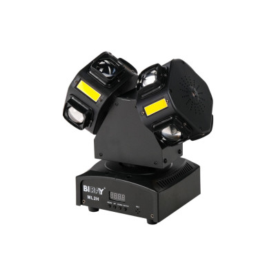 ML2H Моторизированная световая "голова" двойная, RGBW, 8х10Вт + лазер, Bi Ray