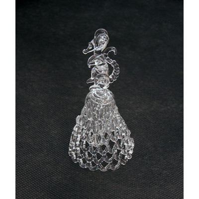 GH-L028 Колокольчик хрустальный «Мышка», малый, Гусь Хрустальный