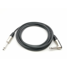 E71-JR-J-0300-0 Кабель гитарный (инструментальный) Jack-Jack угловой, 3м, ZZcable