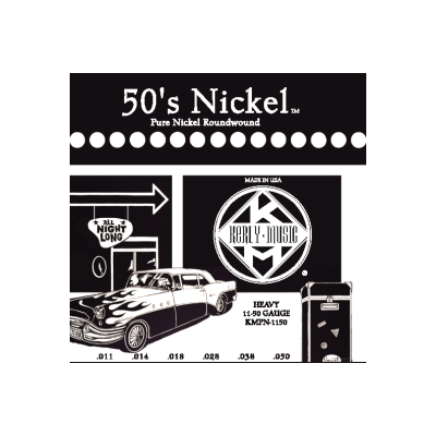 Kerly KMPN-1150 50's Pure Nickel Roundwound струны для электро гитары