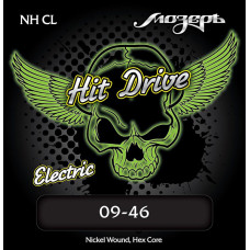 NH-CL Hit Drive Custom Light Комплект струн для электрогитары, 9-46, Мозеръ NH-CL Hit Drive Custom Light Комплект струн для электрогитары, 9-46, Мозеръ