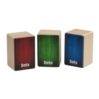 SE-108 Mini Cajon Набор мини шейкеров, 3 шт, Sela