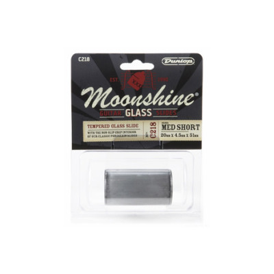 Dunlop C218 Medium Short Glass Moonshine cлайд стеклянный толстый, матовый внутри