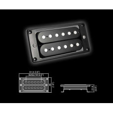 BH-22Bridge-BK Звукосниматель магнитный, хамбакер, бриджевый, черный, Belcat