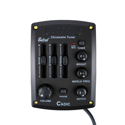 Cadic-1 Звукосниматель с 4-ех полосным эквалайзером, с тюнером, врезной, Belcat