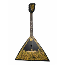 F201 Балалайка 3-струнная, расписная, сувенирная, Doff