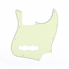 MX0408 Пикгард для бас-гитары Jazz Bass, 3 слоя, мятно-зеленая, Musiclily