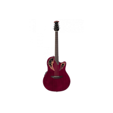 OVATION CE48-RR Celebrity Elite Super Shallow Cutaway Ruby Red гитара электроакустическая