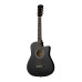 FT-D38-BK Акустическая гитара, с вырезом, черная, Fante