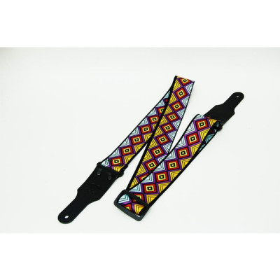 FL40172PA PolyArt Ремень для гитары, полиэстер, ромбы, Fidel