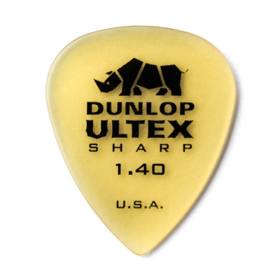 433P1.40 Ultex Sharp Медиаторы 6шт, толщина 1,40мм, Dunlop