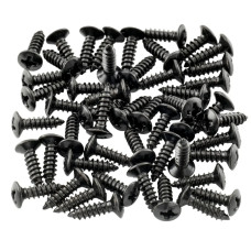 M557-50 Саморез 3х12мм, черный, 50шт, Musiclily