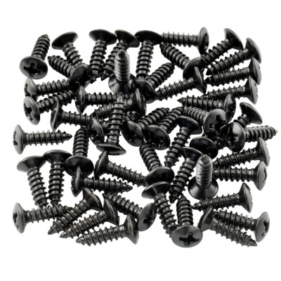 M557-50 Саморез 3х12мм, черный, 50шт, Musiclily
