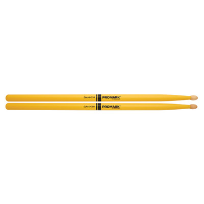 TX5BW-YELLOW 5B Барабанные палочки, желтые, орех гикори, деревянный наконечник, ProMark