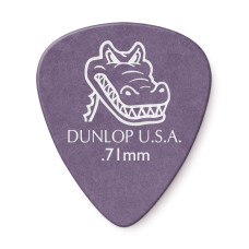 417P.71 Gator Grip Медиаторы, 12шт, толщина 0,71мм, Dunlop