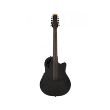 OVATION 2058TX-5 Elite T Deep Contour Cutaway Black Textured 12-струнная электроакустическая гитара