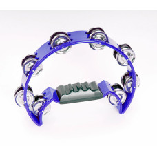 MT04 Тамбурин полумесяц, пластиковый, 16 пар бубенцов DADI