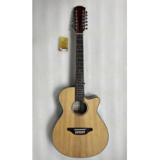 AG12SP Акустическая гитара 12-струнная, цвет натуральный, Caraya