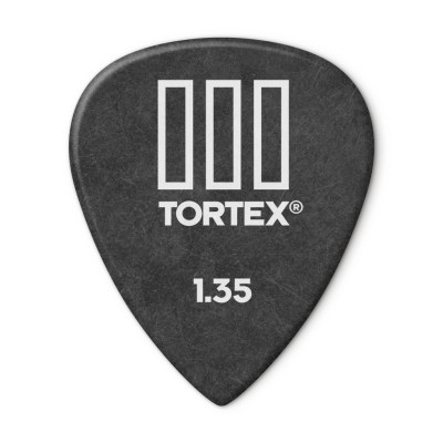 462P1.35 Tortex III Медиаторы 12шт, толщина 1,35мм, Dunlop