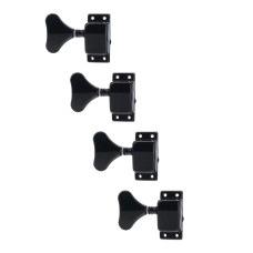 JB-120C-4R-BK Колки для бас-гитары 4п, черные, Paxphil