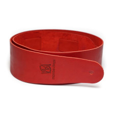 MB6061-117 Ремень для гитары, кожаный, красный, Mamba straps