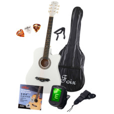 FFG-2038CAP-WH Акустическая гитара+Аксессуары, Foix