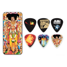 Dunlop JН-PT02М Bold as Love Pick Tin набор медиаторов в жестяном футляре, средние, 12 шт