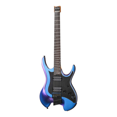 W900-Wing-900-650-APK Электрогитара безголовая с встроенным процессором, фиолетовая, GTRS