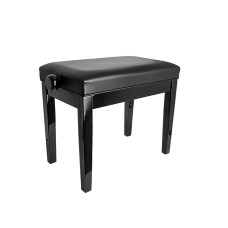 HY-PJ024-GLOSS-BLACK Банкетка, черная, искусственная кожа, Rin HY-PJ024-GLOSS-BLACK Банкетка, черная, искусственная кожа, Rin