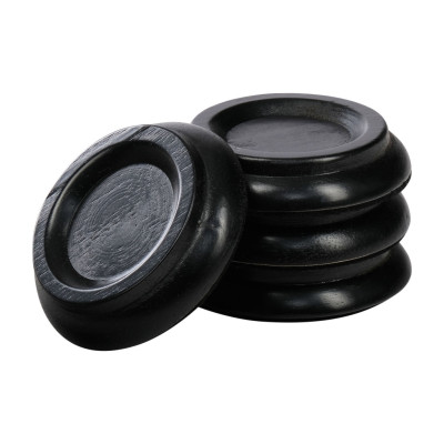 AG-PM1-BK Комплект подставок под пианино, дерево, 4 шт, черные, Aurora