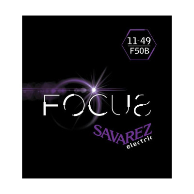 F50B Focus Комплект струн для электрогитары, никелированные, 11-49, Savarez