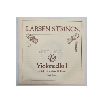 LARSEN Standart 4/4 струна A (Ля) для виолончели, хромированная сталь, сильное натяжение