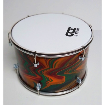 BD-10-2А2 Барабан 10" 25х17см, рисунок "Земля", палочки, ремень, Мастерская Бехтеревых