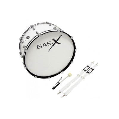 Basix Marching Bass Drum 24x12" бас-барабан маршевый 24х12 с ремнем и колотушкой