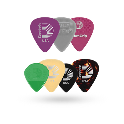 1XVP6-5 Variety Pack Медиаторы, толстые, 7 шт, D'Addario