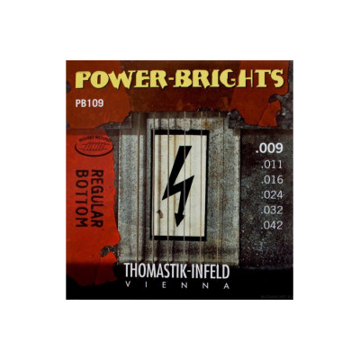 Thomastik PB109 Power-Brights Regular Bottom для электрогитары