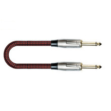 FBS-3(BK/RD) Кабель инструментальный, черный/красный, 3м, Leem