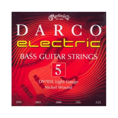 Струны для бас гитары MARTIN & Co DARCO D9705L Electric Light Gauge Nickel Wound