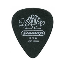 488P.88 Tortex Pitch Black Standard Медиаторы 12шт, толщина 0,88мм, Dunlop