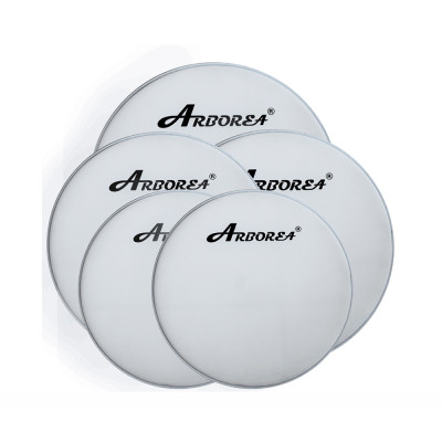 ARDLW-12 Пластик для малого и том барабана 12", белый, Arborea