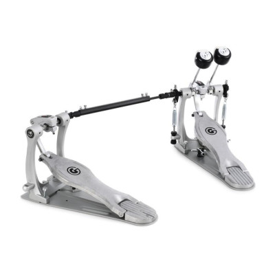 GIBRALTAR GTC6DD-DB педаль для бас-барабана двойная (кардан) с жёстким приводом