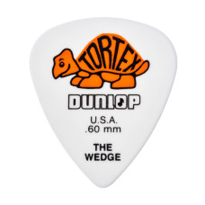 424P.60 Tortex Wedge Медиаторы 12шт, толщина 0,60мм, Dunlop