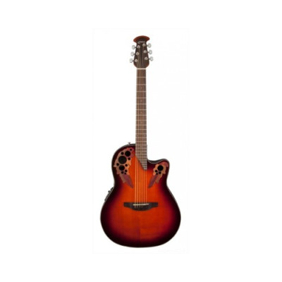 Ovation CE44-1 Celebrity Elite Mid Cutaway Sunburst электроакустическая гитара с вырезом