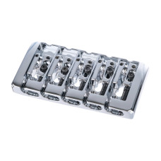 BB405-CR Бридж (струнодержатель) для 5-струнной бас-гитары, хром, Paxphil