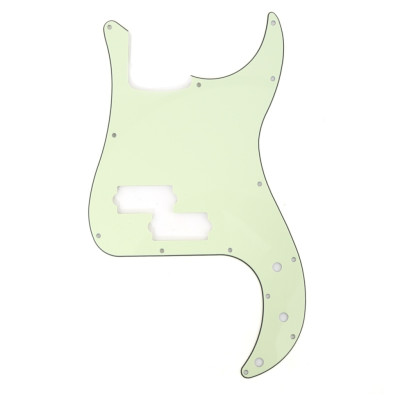 MX0363 Пикгард для бас-гитары Precision Bass, 3 слоя, мятно-зеленая, Musiclily