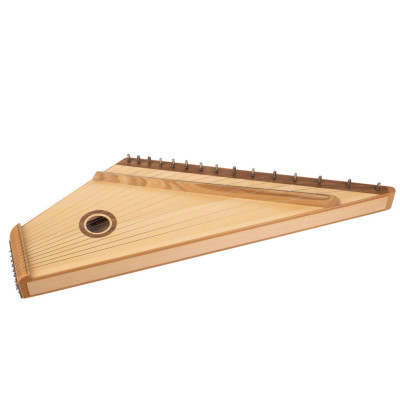 GU-11.32.15.56900 Гусли Звончатые крыловидные Прима, 15 струн, тв.породы, макс., светлые, Гусельник