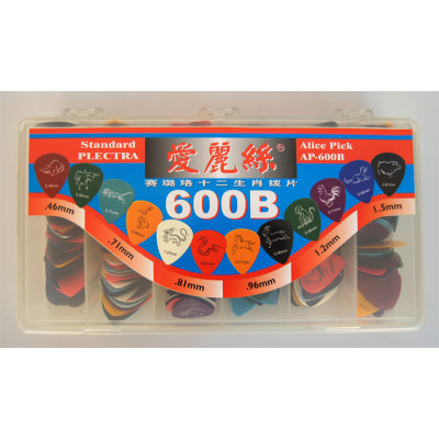 AP-600B Коробка медиаторов, 600шт, Alice