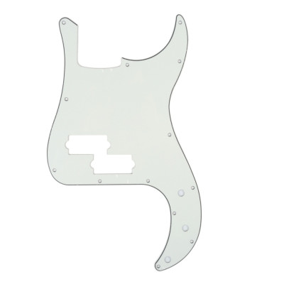 MX0357 Пикгард для бас-гитары Precision Bass, 3 слоя, белая, Musiclily