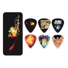 Dunlop JН-PT03Н Electric Ladyland Pick Tin набор медиаторов в жестяном футляре, жесткие, 12 шт