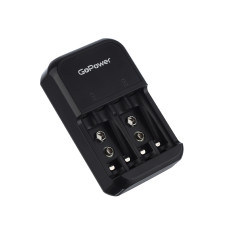 00-00031387 iClever 500 Зарядное устройство для аккумуляторов AA/AAA/Крона, 4 слота, GoPower